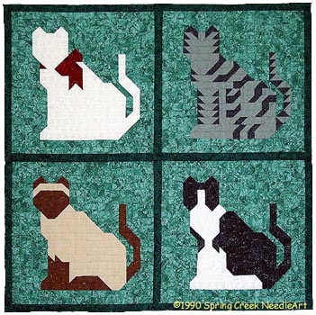 The Kitty Blocks Quilt Pattern
