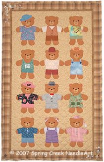 Friendship Bears Quilt Pattern