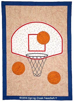Basketball Quilt pattern