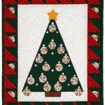 Yo-Yo Advent Tree Quilt Pattern