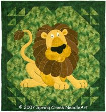 Ludwig Lion Quilt Pattern