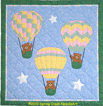 Balloon Bears Quilt Pattern