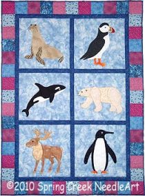 Awesome Arctic Animals Quilt Pattern