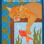 Aquarium Kitty Quilt Pattern