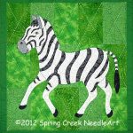 Zoe Zebra Quilt Pattern